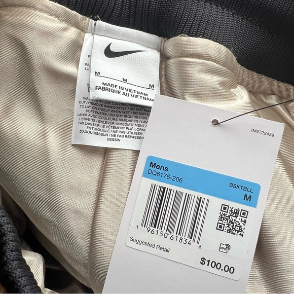 Nike Leopard Print Faux Fur Premium Basketball Shorts DQ6176-206 Mens New w tags - Picture 6 of 7